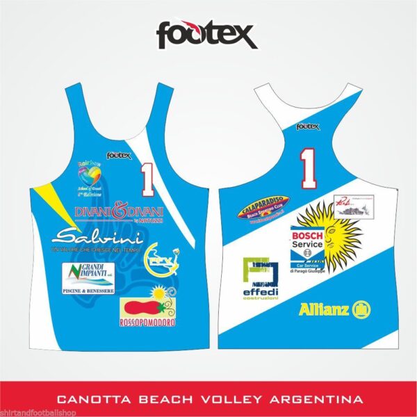 Canotta beach volley Argentina