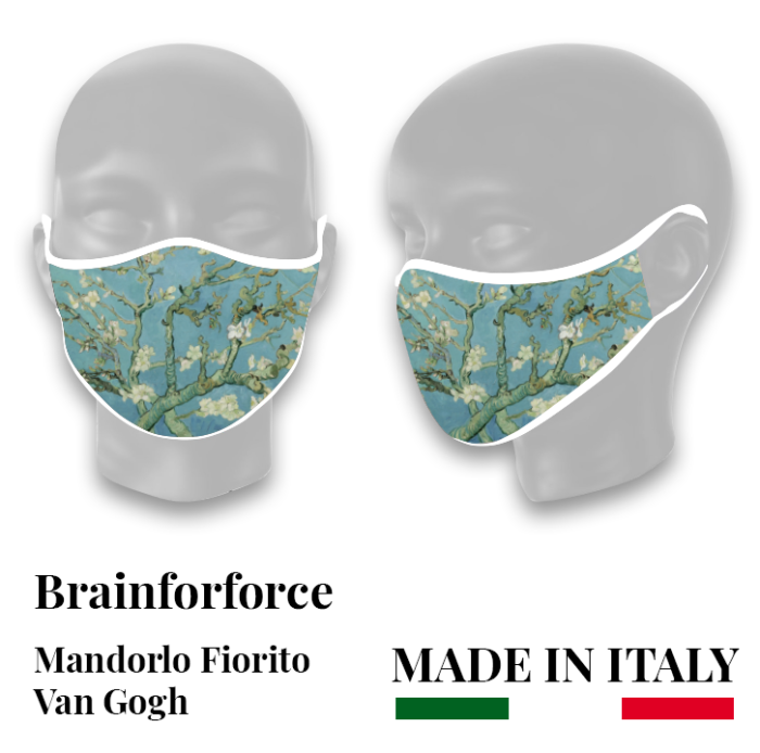 mascherina personalizzata Mandorlo Fiorito van gogh