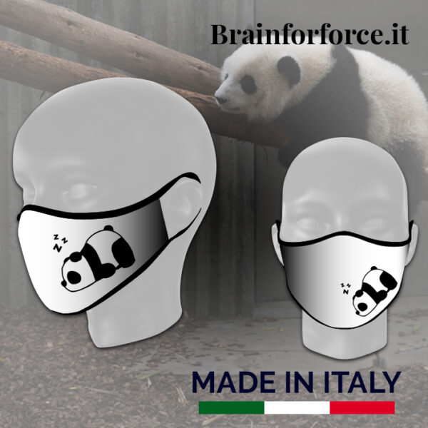 Mascherina personalizzata panda